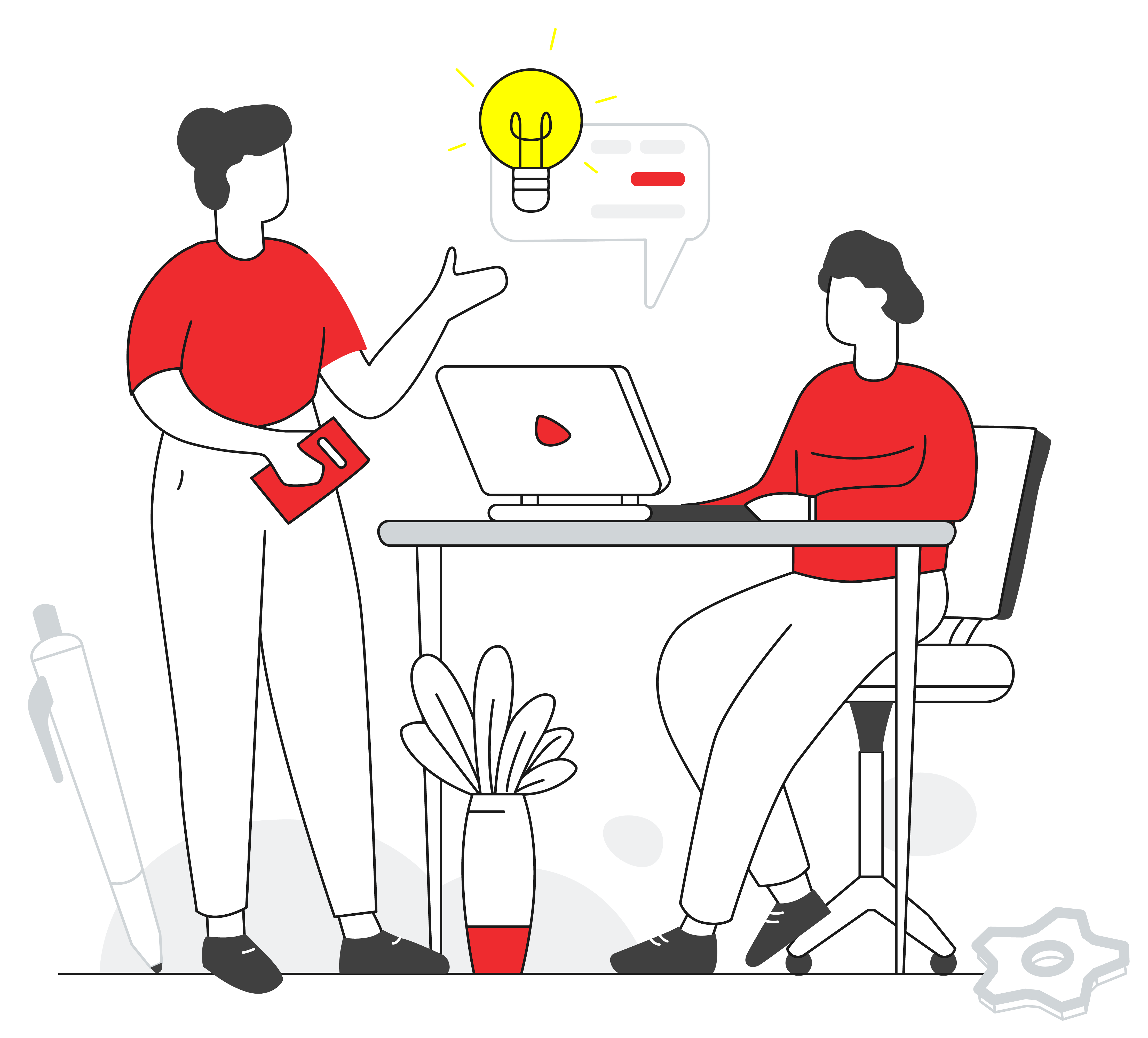 Contact Illustration